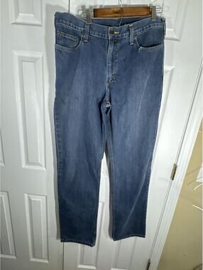 Carhartt Blue Denim Jeans Size 36x36 Straight Leg